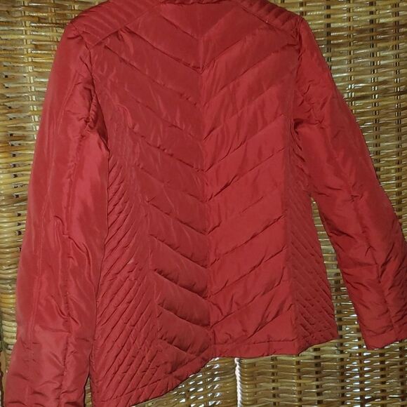 Kenneth Cole Reaction Down Puffer Red Jacket L - Picture 6 of 11